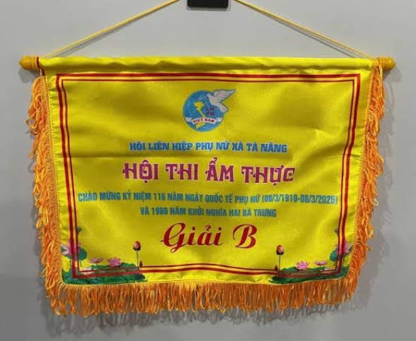 Cờ Lưu Niệm Dùng Để Trao Tặng Hình Chữ Nhật