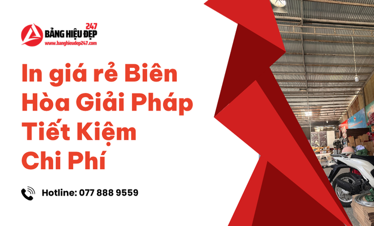 Nhu cầu tối ưu chi phí quảng cáo và in ấn tại Biên Hòa
