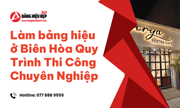 Vai trò cốt lõi của bảng hiệu quảng cáo trong kinh doanh tại Biên Hòa